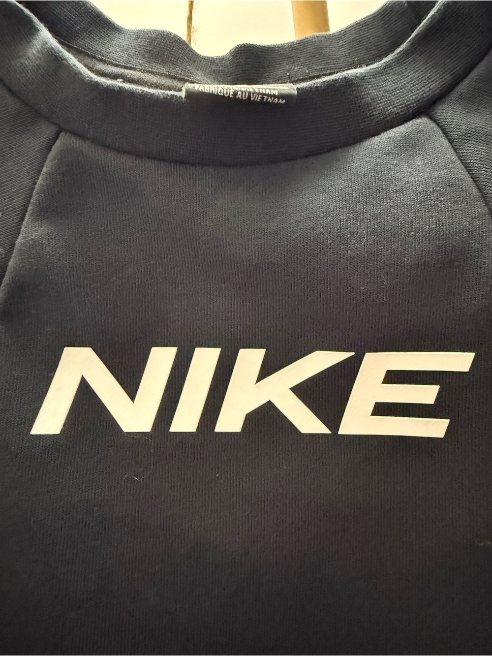 Nike women black Crewneck with White Logo